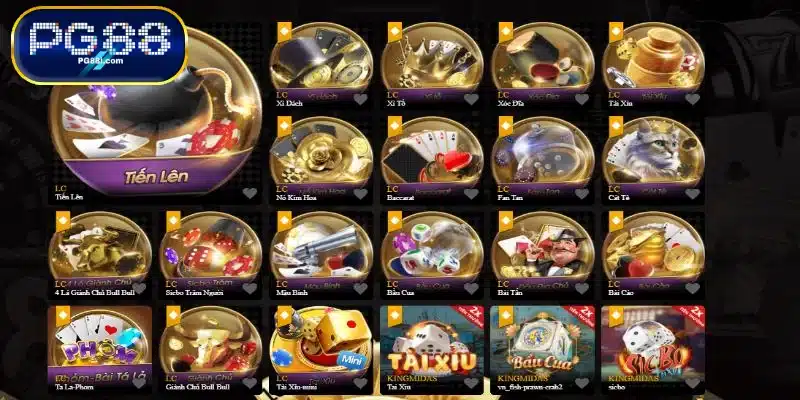 Game bài đa dạng, hấp dẫn